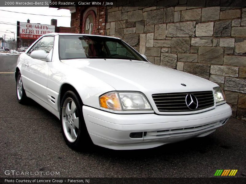 Glacier White / Java 2000 Mercedes-Benz SL 500 Roadster