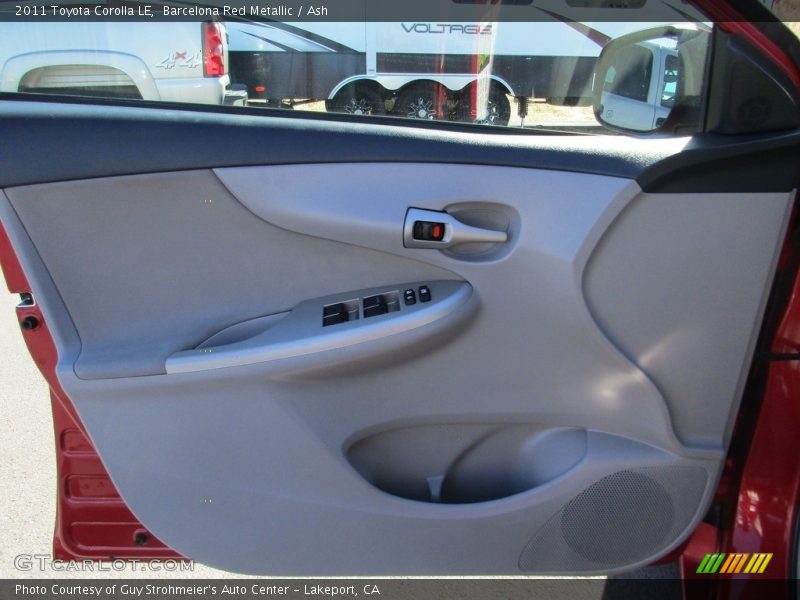 Barcelona Red Metallic / Ash 2011 Toyota Corolla LE