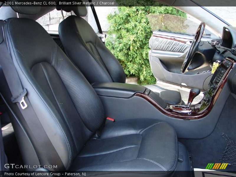 Brilliant Silver Metallic / Charcoal 2001 Mercedes-Benz CL 600