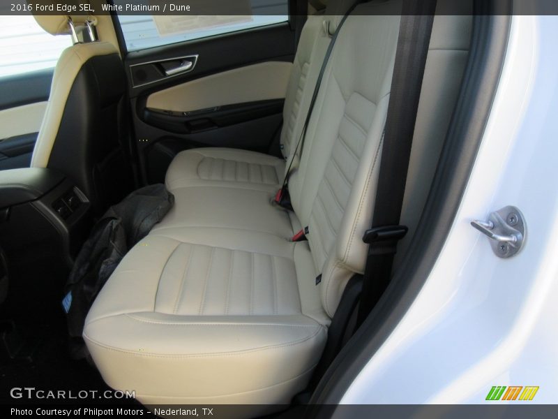 White Platinum / Dune 2016 Ford Edge SEL