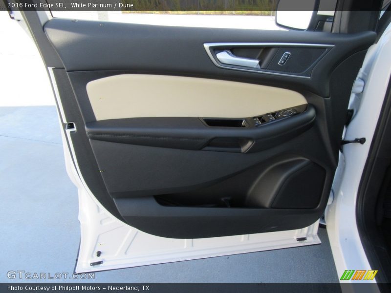 White Platinum / Dune 2016 Ford Edge SEL