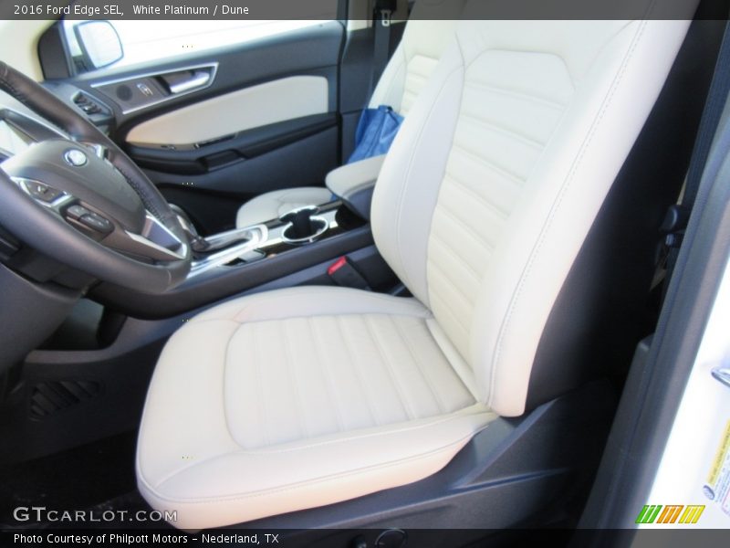 White Platinum / Dune 2016 Ford Edge SEL