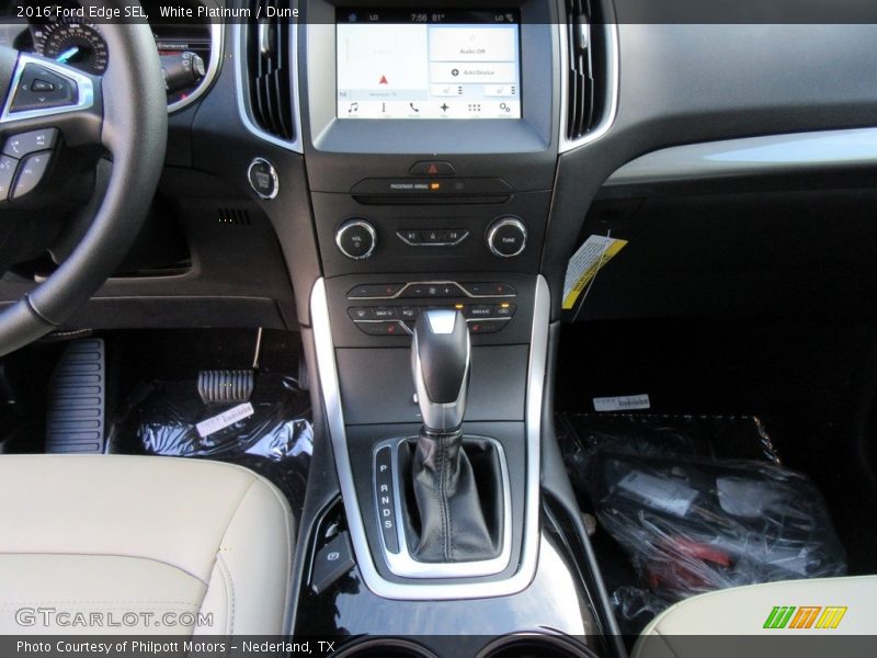 White Platinum / Dune 2016 Ford Edge SEL
