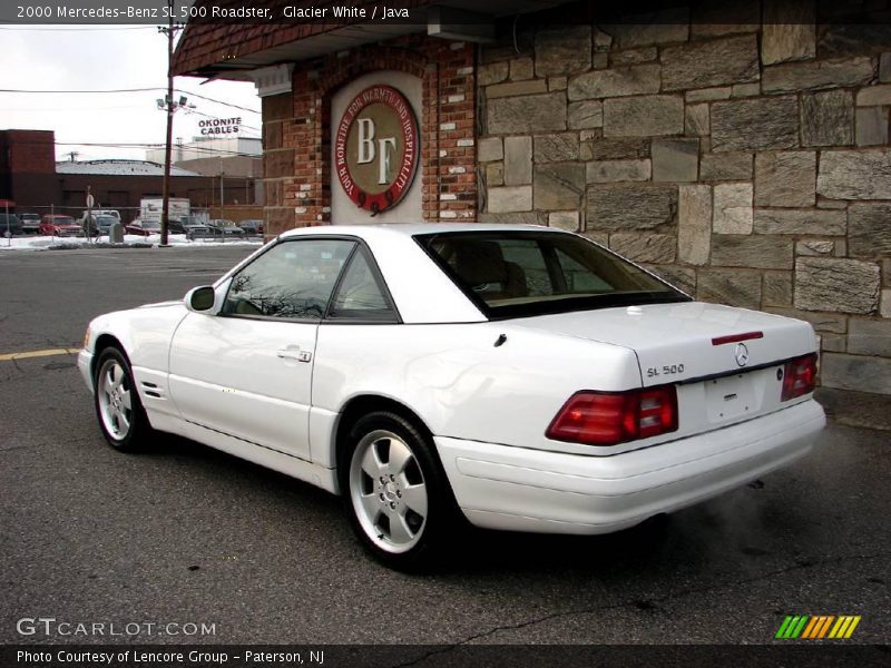 Glacier White / Java 2000 Mercedes-Benz SL 500 Roadster