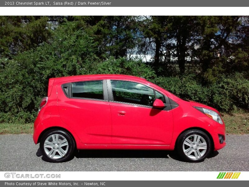 Salsa (Red) / Dark Pewter/Silver 2013 Chevrolet Spark LT