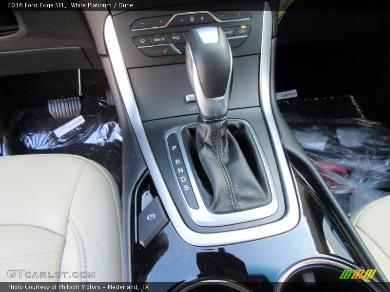 White Platinum / Dune 2016 Ford Edge SEL