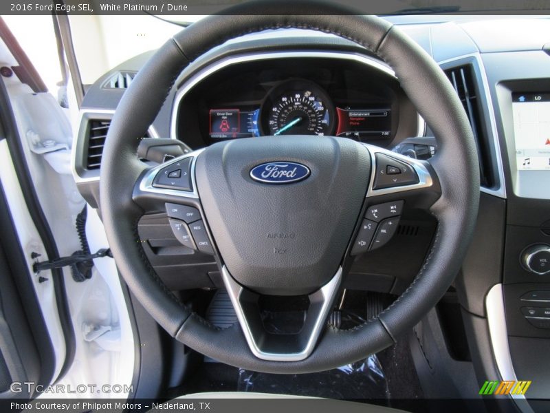 White Platinum / Dune 2016 Ford Edge SEL