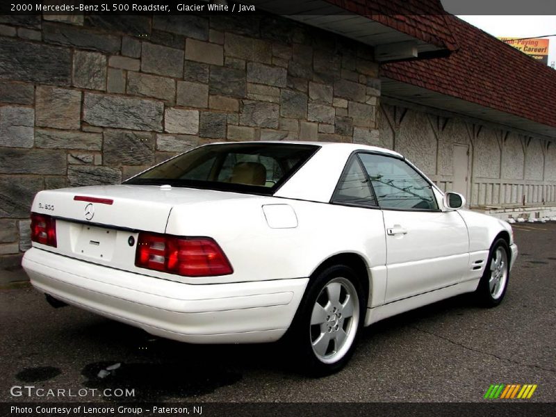 Glacier White / Java 2000 Mercedes-Benz SL 500 Roadster