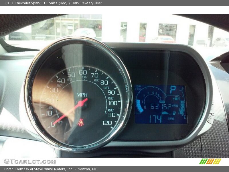 Salsa (Red) / Dark Pewter/Silver 2013 Chevrolet Spark LT