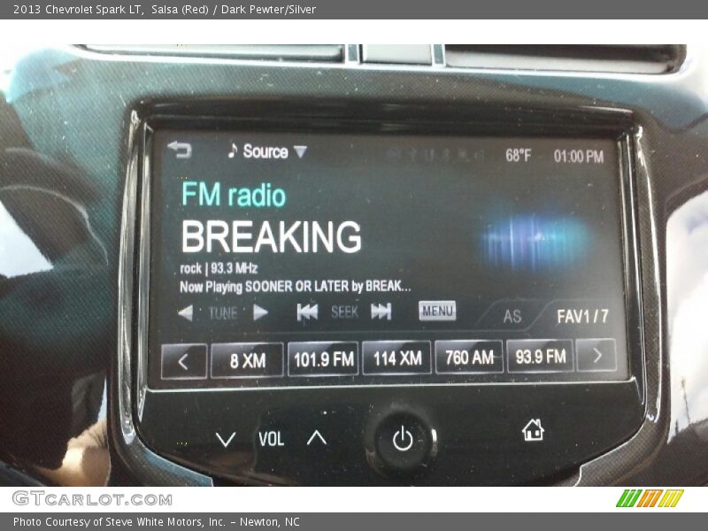 Salsa (Red) / Dark Pewter/Silver 2013 Chevrolet Spark LT