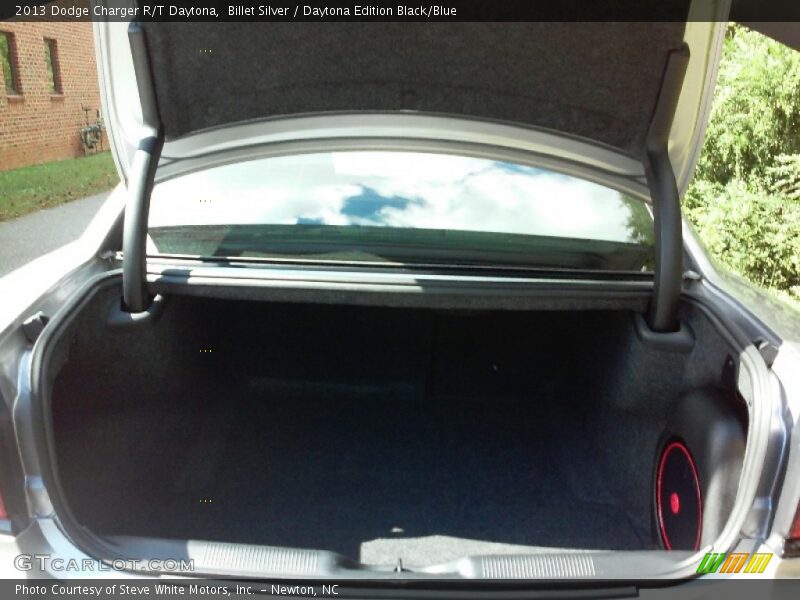 Billet Silver / Daytona Edition Black/Blue 2013 Dodge Charger R/T Daytona