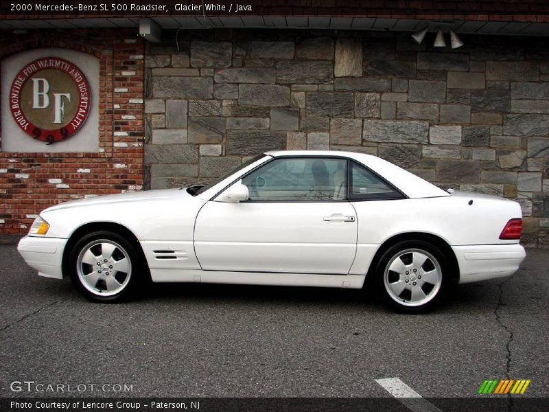 Glacier White / Java 2000 Mercedes-Benz SL 500 Roadster