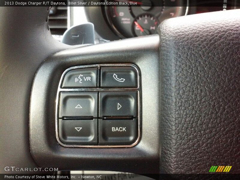Billet Silver / Daytona Edition Black/Blue 2013 Dodge Charger R/T Daytona