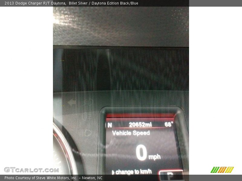 Billet Silver / Daytona Edition Black/Blue 2013 Dodge Charger R/T Daytona