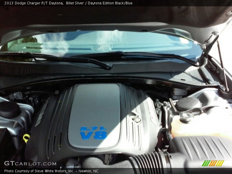 Billet Silver / Daytona Edition Black/Blue 2013 Dodge Charger R/T Daytona