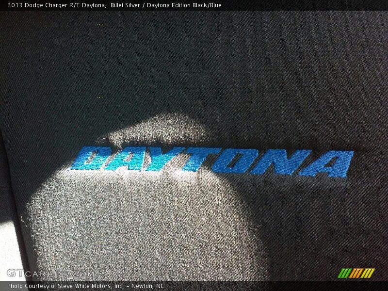 Billet Silver / Daytona Edition Black/Blue 2013 Dodge Charger R/T Daytona
