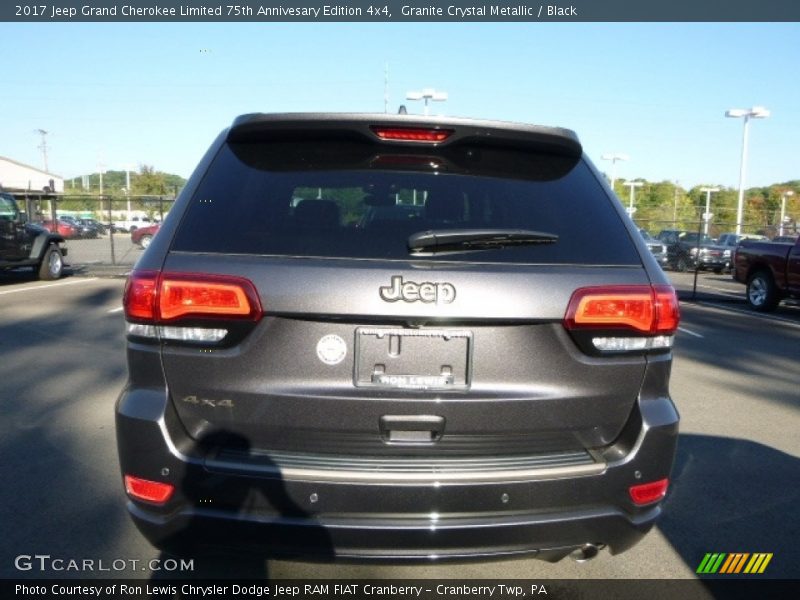 Granite Crystal Metallic / Black 2017 Jeep Grand Cherokee Limited 75th Annivesary Edition 4x4