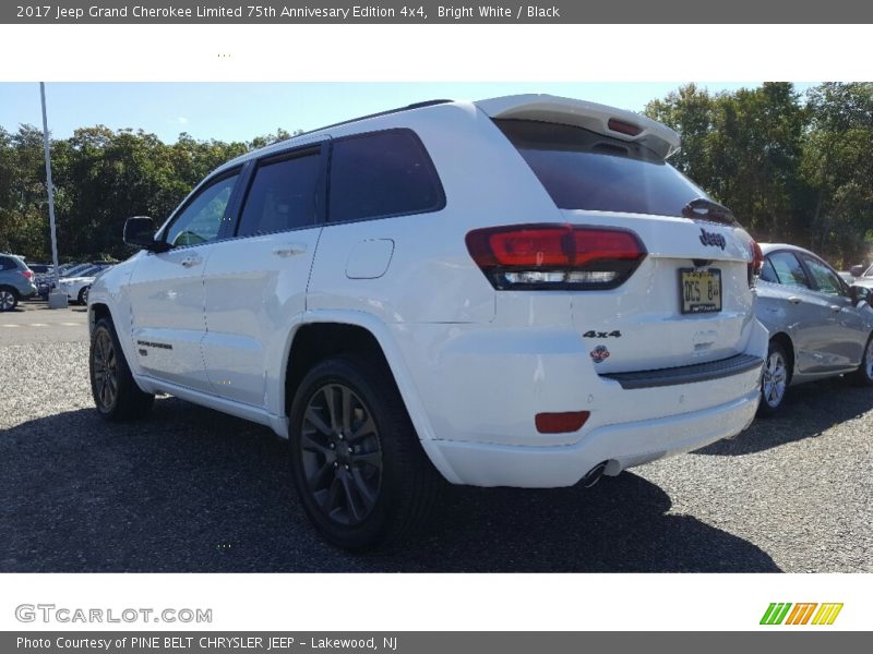 Bright White / Black 2017 Jeep Grand Cherokee Limited 75th Annivesary Edition 4x4