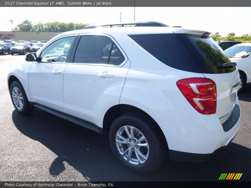 Summit White / Jet Black 2017 Chevrolet Equinox LT AWD