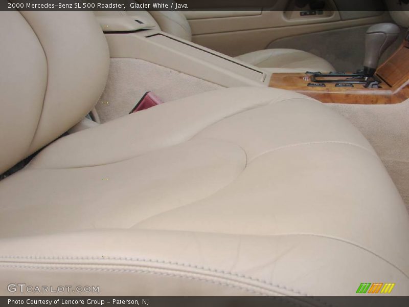 Glacier White / Java 2000 Mercedes-Benz SL 500 Roadster