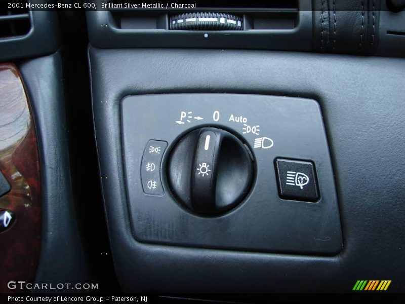 Brilliant Silver Metallic / Charcoal 2001 Mercedes-Benz CL 600