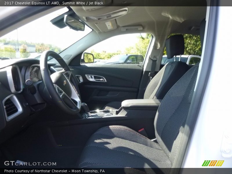 Summit White / Jet Black 2017 Chevrolet Equinox LT AWD