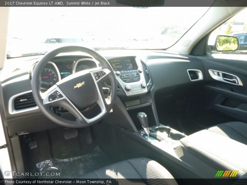 Summit White / Jet Black 2017 Chevrolet Equinox LT AWD