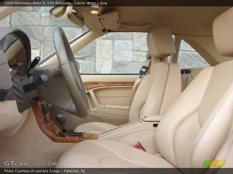 Glacier White / Java 2000 Mercedes-Benz SL 500 Roadster