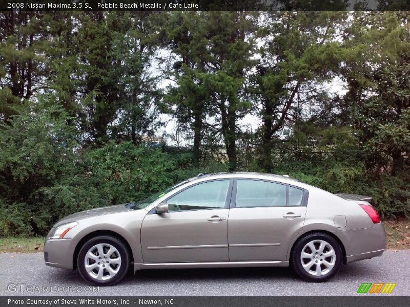 Pebble Beach Metallic / Cafe Latte 2008 Nissan Maxima 3.5 SL