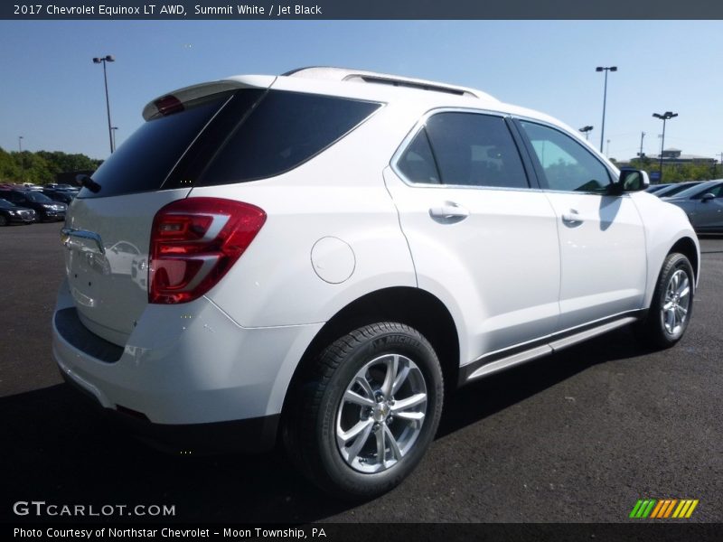 Summit White / Jet Black 2017 Chevrolet Equinox LT AWD