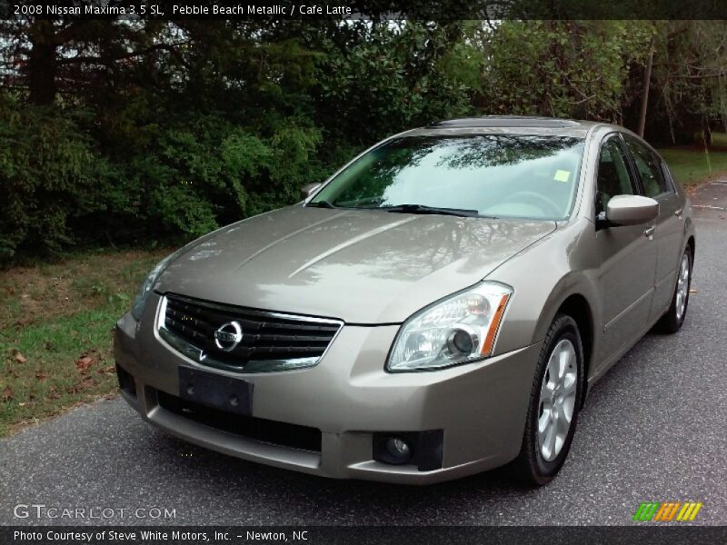 Pebble Beach Metallic / Cafe Latte 2008 Nissan Maxima 3.5 SL
