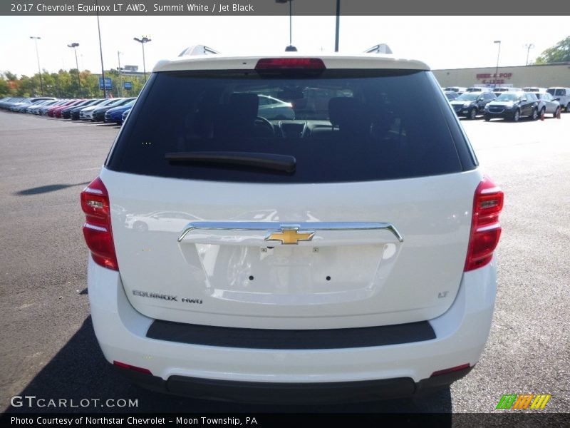 Summit White / Jet Black 2017 Chevrolet Equinox LT AWD