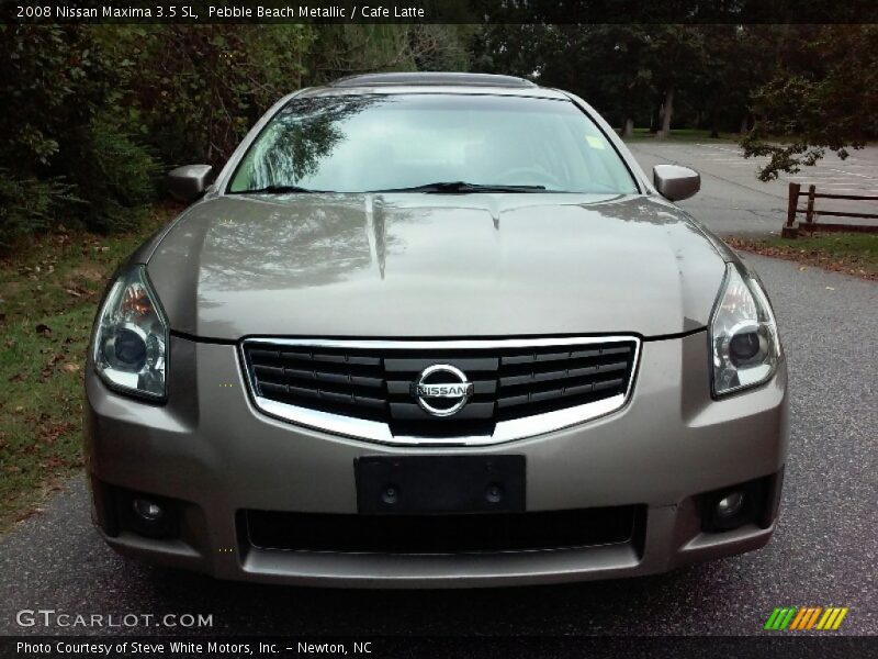 Pebble Beach Metallic / Cafe Latte 2008 Nissan Maxima 3.5 SL