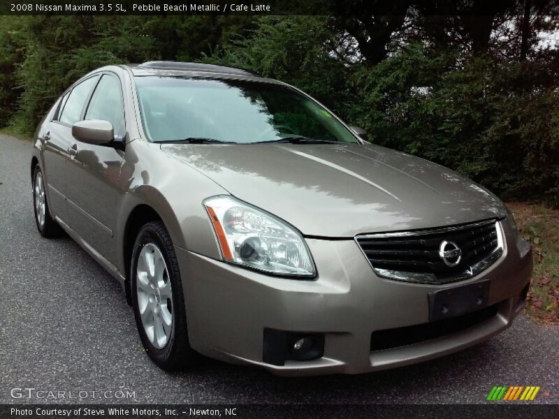 Pebble Beach Metallic / Cafe Latte 2008 Nissan Maxima 3.5 SL