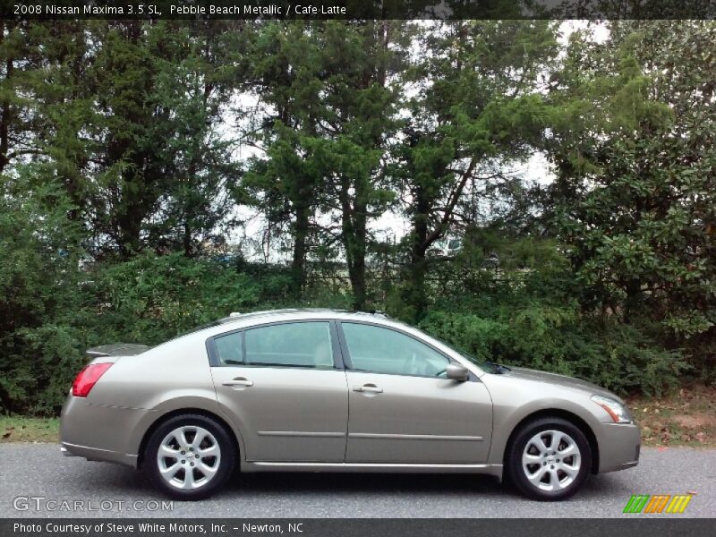 Pebble Beach Metallic / Cafe Latte 2008 Nissan Maxima 3.5 SL