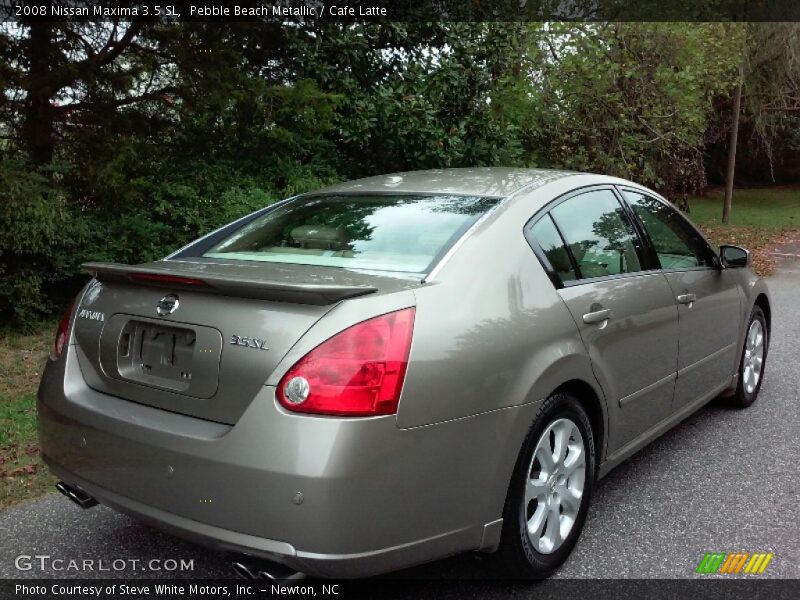Pebble Beach Metallic / Cafe Latte 2008 Nissan Maxima 3.5 SL