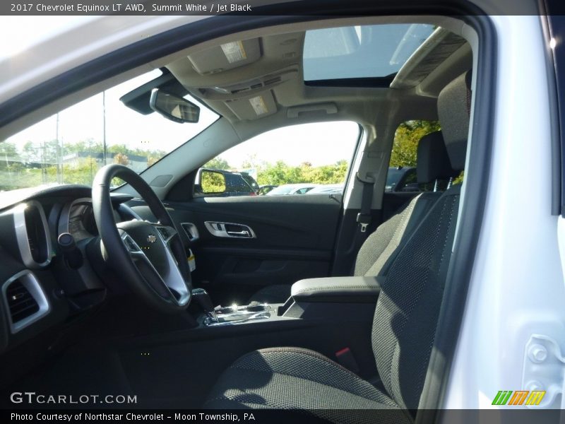 Summit White / Jet Black 2017 Chevrolet Equinox LT AWD