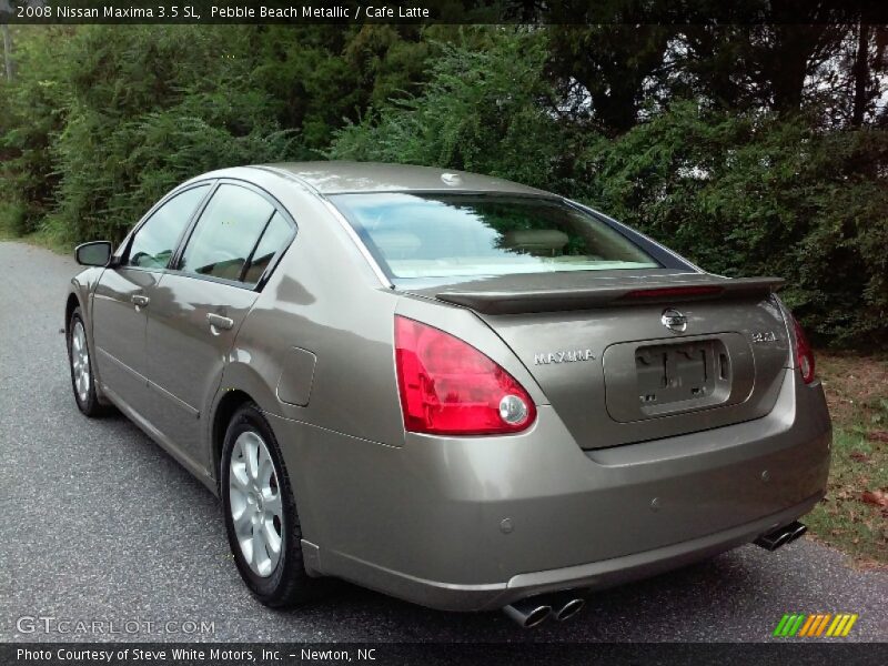 Pebble Beach Metallic / Cafe Latte 2008 Nissan Maxima 3.5 SL
