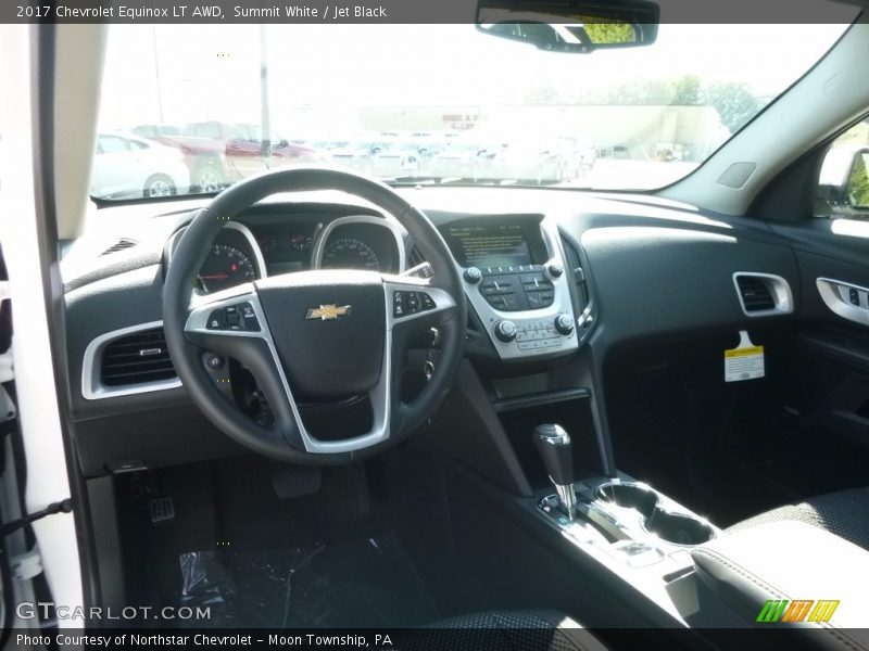Summit White / Jet Black 2017 Chevrolet Equinox LT AWD