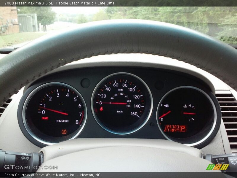 Pebble Beach Metallic / Cafe Latte 2008 Nissan Maxima 3.5 SL