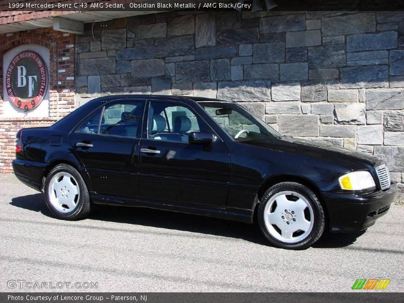 Obsidian Black Metallic / AMG Black/Grey 1999 Mercedes-Benz C 43 AMG Sedan