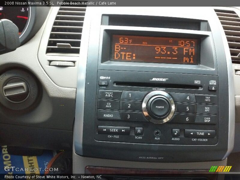 Pebble Beach Metallic / Cafe Latte 2008 Nissan Maxima 3.5 SL