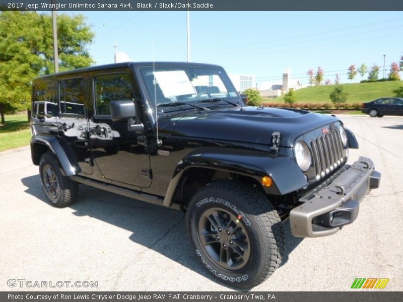 Front 3/4 View of 2017 Wrangler Unlimited Sahara 4x4