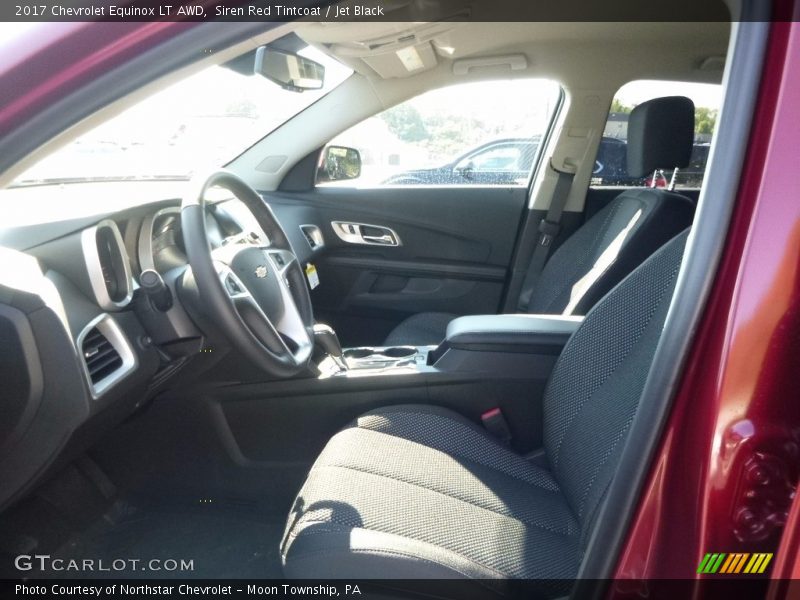 Siren Red Tintcoat / Jet Black 2017 Chevrolet Equinox LT AWD