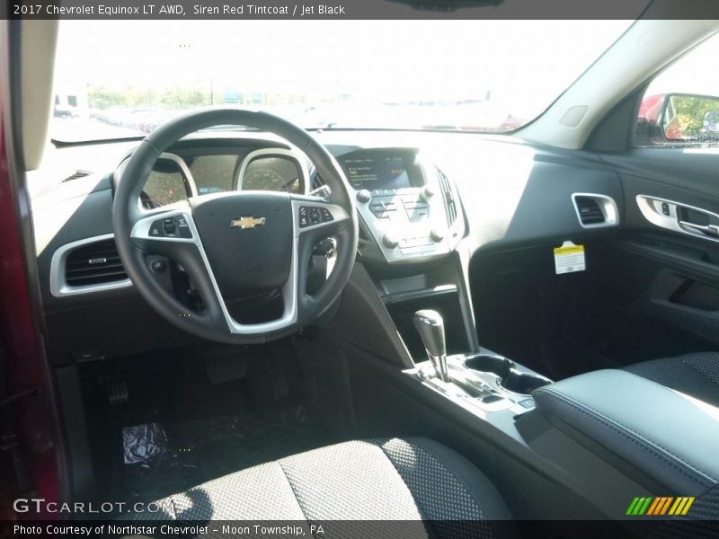 Siren Red Tintcoat / Jet Black 2017 Chevrolet Equinox LT AWD