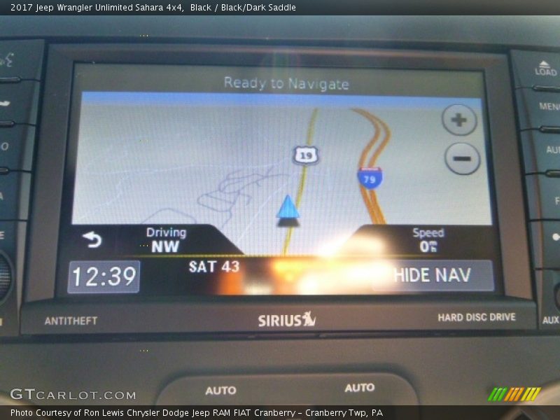 Navigation of 2017 Wrangler Unlimited Sahara 4x4