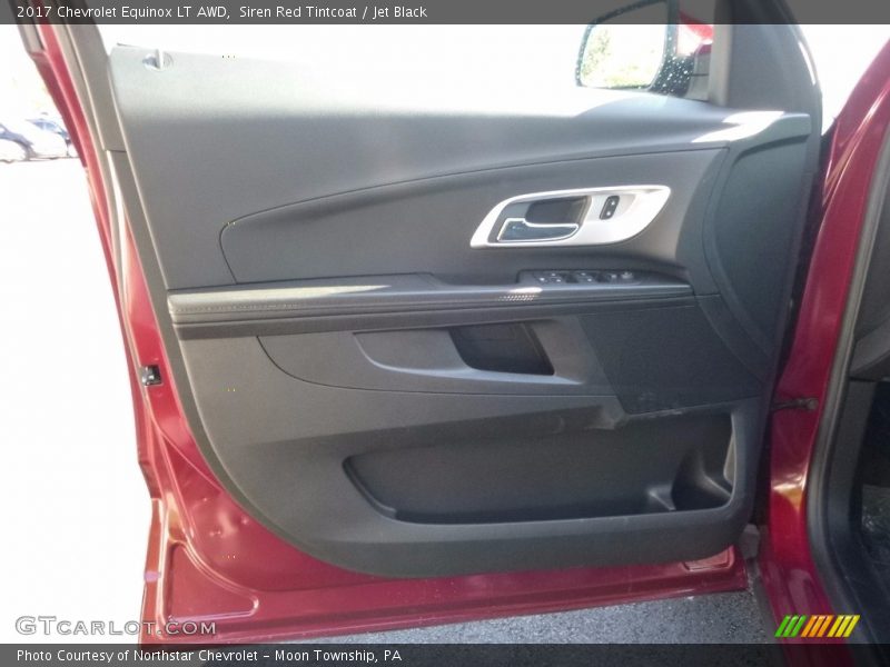 Siren Red Tintcoat / Jet Black 2017 Chevrolet Equinox LT AWD