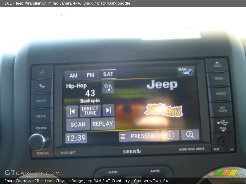 Black / Black/Dark Saddle 2017 Jeep Wrangler Unlimited Sahara 4x4