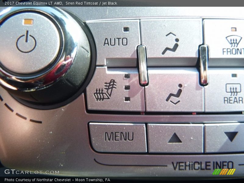 Siren Red Tintcoat / Jet Black 2017 Chevrolet Equinox LT AWD