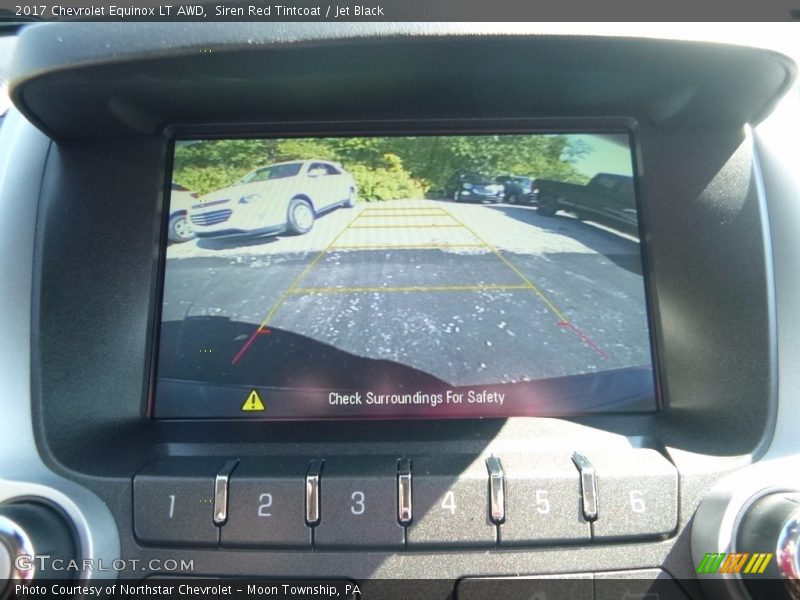 Siren Red Tintcoat / Jet Black 2017 Chevrolet Equinox LT AWD